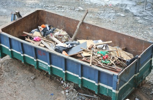 Professional office clearance team at work in Cricklewood