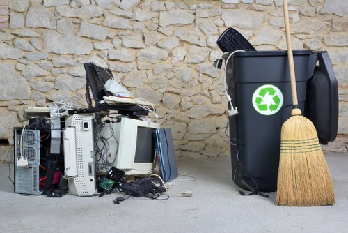 Eco-friendly disposal during garage clearance
